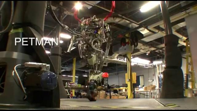 Новые испытания двуногих роботов Boston Dynamics