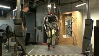 Новые испытания двуногих роботов Boston Dynamics
