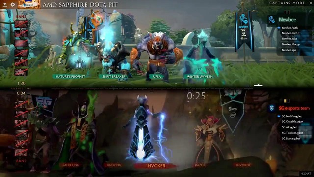 NewBee vs SGe #2(BO3) Dota PIT MINOR Playoff LAN Day 1 02.11.2017