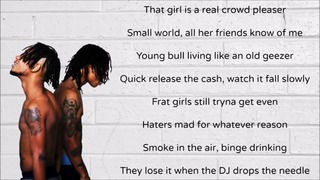 Rae Sremmurd – Black Beatles ft. Gucci Mane [Lyrics On Screen] OFFICIAL