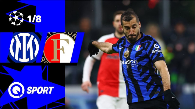 Интер — Фейеноорд | Лига чемпионов 2024/25 | 1/8 финала | Ответный матч | Обзор матча