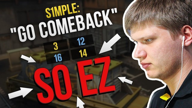 "Na’Vi CS GO" Epic ComeBack by s1mple (60 FPS)