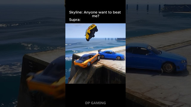 I Heard You Want to Beat Me, Skyline? ?️ #toyota #supra #nissan #gtr #automobile #car #cars #gta