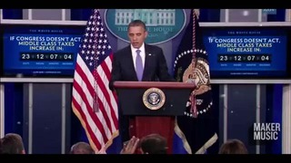 Барак Обама исполнил JINGLE BELLS