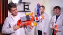 Сыграли музыку при помощи бластеров nerf