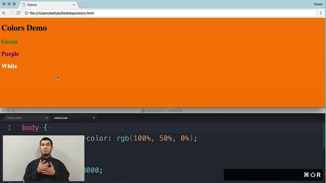 36 – Intro to CSS Color