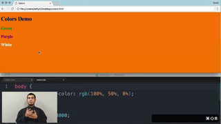 36 – Intro to CSS Color