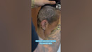Barber Shaves Unique Art Into Hair | People Are Awesome #shorts
