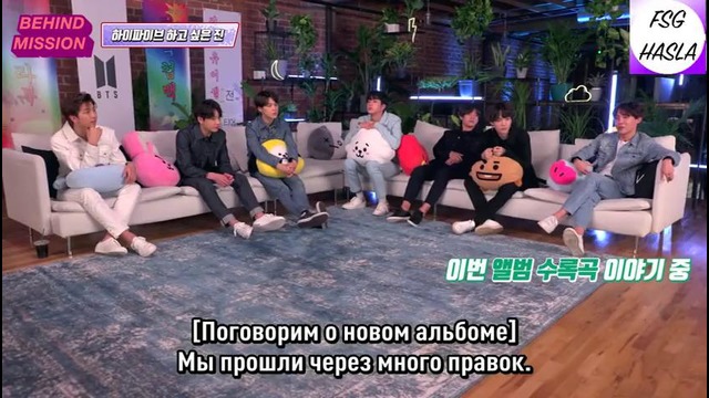 [Rus Sub] BTS NEWS in LA (Behind Mission)