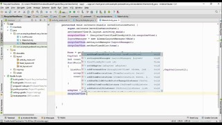 Android Studio Tutorial – 76 – Add header for Recyclerview