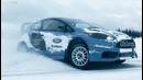 Раллийный Ford Fiesta ST. Дрифт на снегу