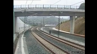 Accidente tren Santiago- Descarrilamiento del tren