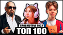 ТОП 100 КЛИПОВ 2022 по ПРОСМОТРАМ | Россия, Украина, Беларусь, Казахстан, Армения, Киргизия
