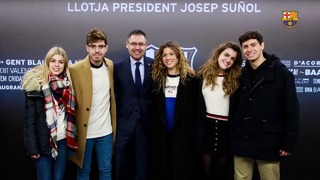 Los cantantes de Operación Triunfo 2017, con el Barça