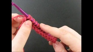 Тунисское вязание. Как выполнять простую плетенку