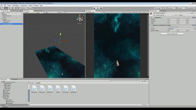 12. SPACE SHOOTER – Game Kontroller