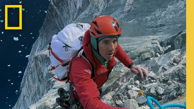 Alex Honnold & Hazel Findlay Ascend 3,750ft | Arctic Ascent with Alex Honnold | National Geographic