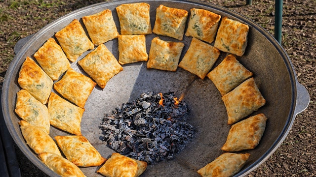 Cooking Kok Samsa on Fire | Crispy & Juicy