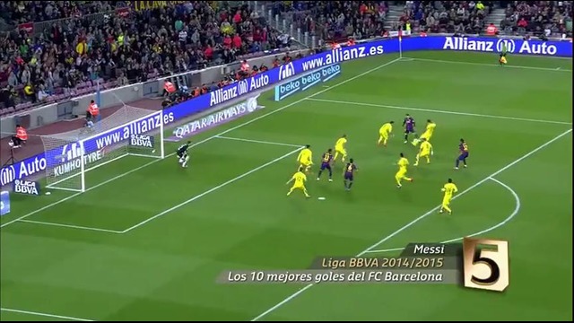 FC Barcelona. Top 10 goals 2014/2015