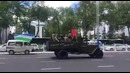 Колонна военных автомобилей в Ташкенте