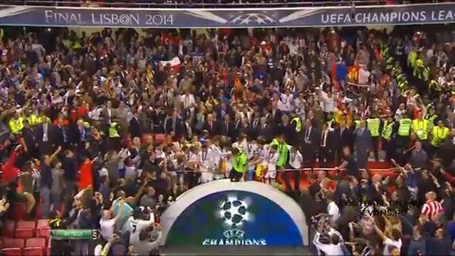 Церемония награждения Реал Мадрид Победитель лиги Чемпионов 2013 – 2014