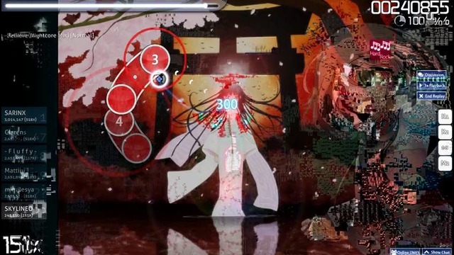 OSU (Standart) Believe-Nightcore +Достижения