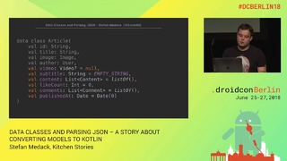 DCBerlin18 204 Medack Data Classes and Parsing Json A Story About Converting Mo