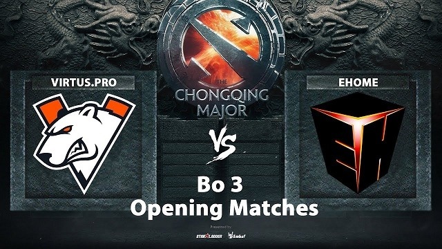 Virtus.Pro vs EHOME #1 (BO3) The Chongqing Major Group A 19.01.2019