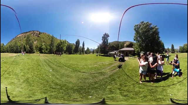 Human slingshot in 360! insane | devinsupertramp