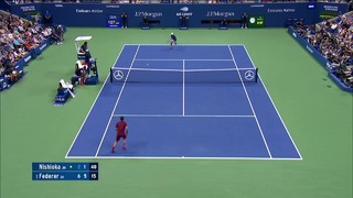 US Open 2018 1-й круг Федерер – Нишиока