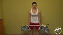 Василий Ульянов Накачать бицепсы дома (сгибания рук с черенком)