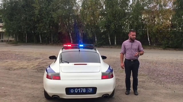 Полицейский Porsche 911. Мужской разговор. Тест-драйв Порш 911