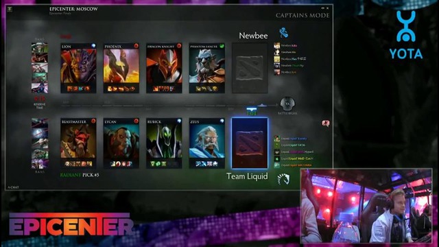 DOTA2: EpiCenter: Liquid vs Newbee (GRAND FINAL, Game 1)