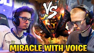 MIRACLE vs Topson | Streaming with Voice – Dota 2