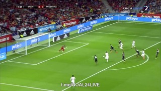 (18+) Испания – Аргентина | Товарищеские матчи 2018