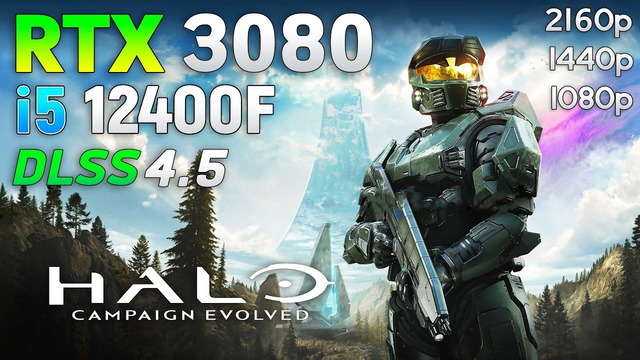 Halo Campaign Evolved: RTX 3080 + i5 12400F | 1080p | 1440p | 4K