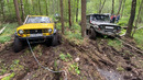 OffroadSPB. Жига 300 сил и Сашин УАЗ не могут заехать в горку! Jimny на военных мостах)