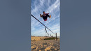 Wonderful Slackline Tricks at Beach