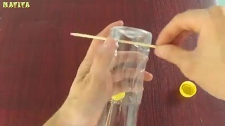 Как сделать МАШИНКУ ИЗ пластиковой бутылки и ризинк
