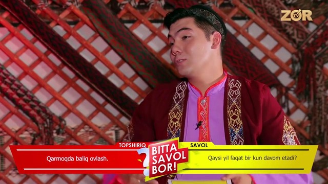 Bitta savol bor 6-son (14.08.2018)