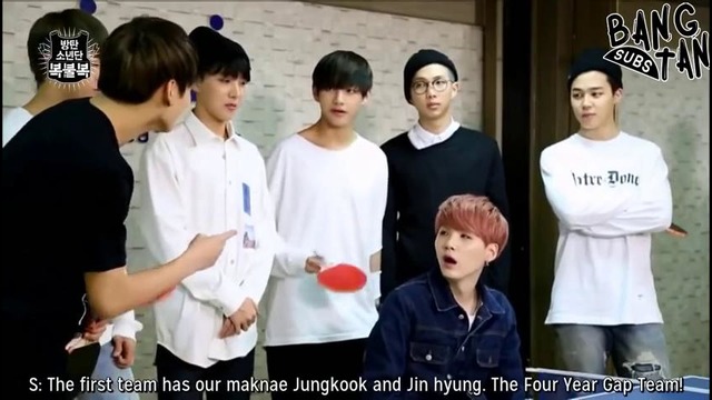 ENG 150605 STARCAST- BTS Lucky Draw – EP 4 (Table Tennis)