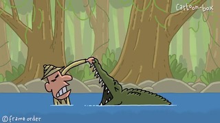 Cartoon box 127 – Attack of the Crocodile – by Frame Order