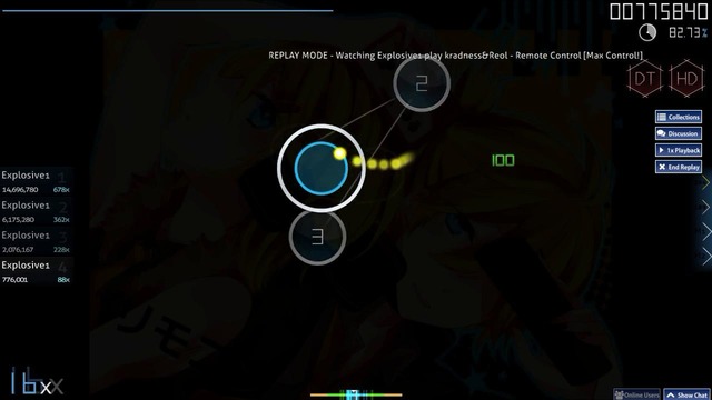Osu! Remote Control HD+DT