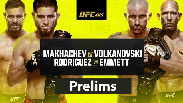 UFC 284: Махачев vs. Волкановски | Предварительный кард (12.02.2023) Islam Makhachev – Alex Volkanovski