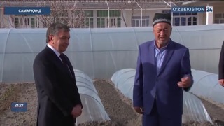 Prezident Samarqand viloyatiga keldi (17.03.2018)