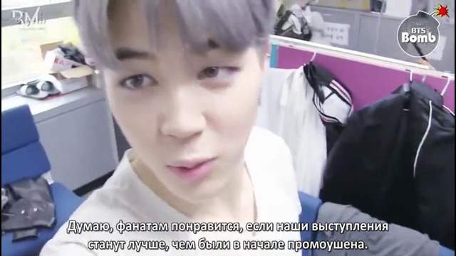RUS SUB BANGTAN BOMB Jimin’s selfie cam – interview time with BTS