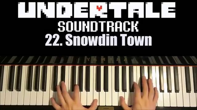 Undertale OST – 22. Snowdin Town (Piano Cover by Amosdoll)