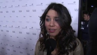 Vanessa Hudgens Interviuw at Premiere