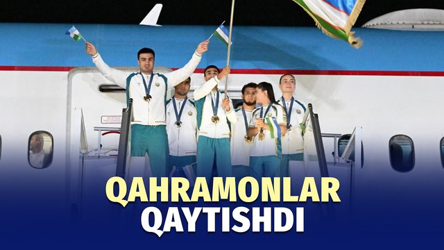 Tarix yaratgan sportchilar O‘zbekistonga qaytishdi