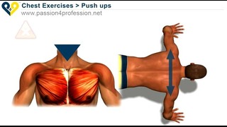 Home chest exercise Push Up